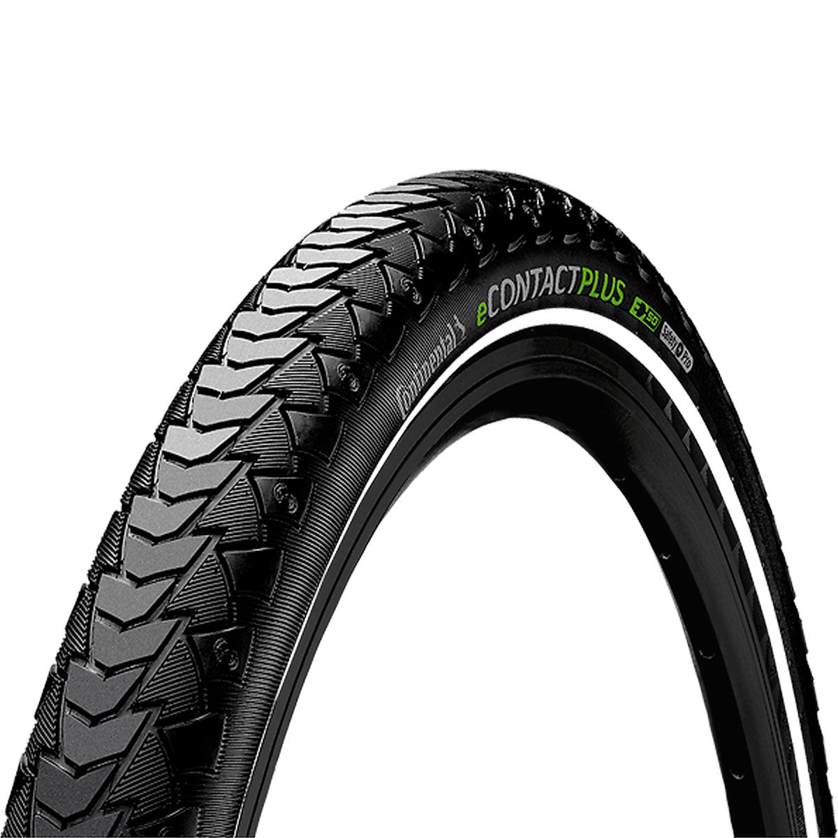 Ulkorengas 20" CONTINENTAL eContact Plus Reflex 50-406, musta