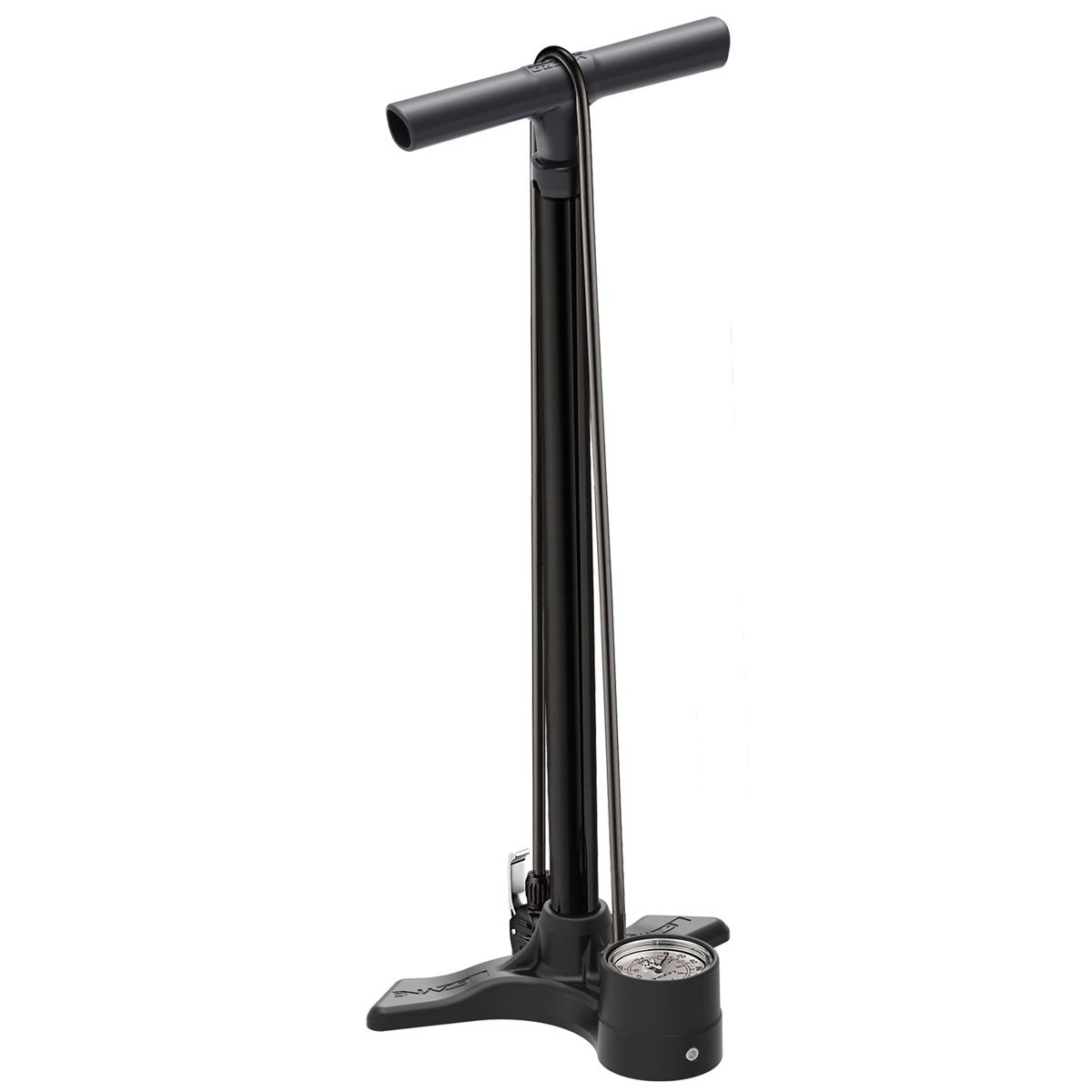 Jalkapumppu LEZYNE, Macro Floor Drive Dual Head, matta musta, HP