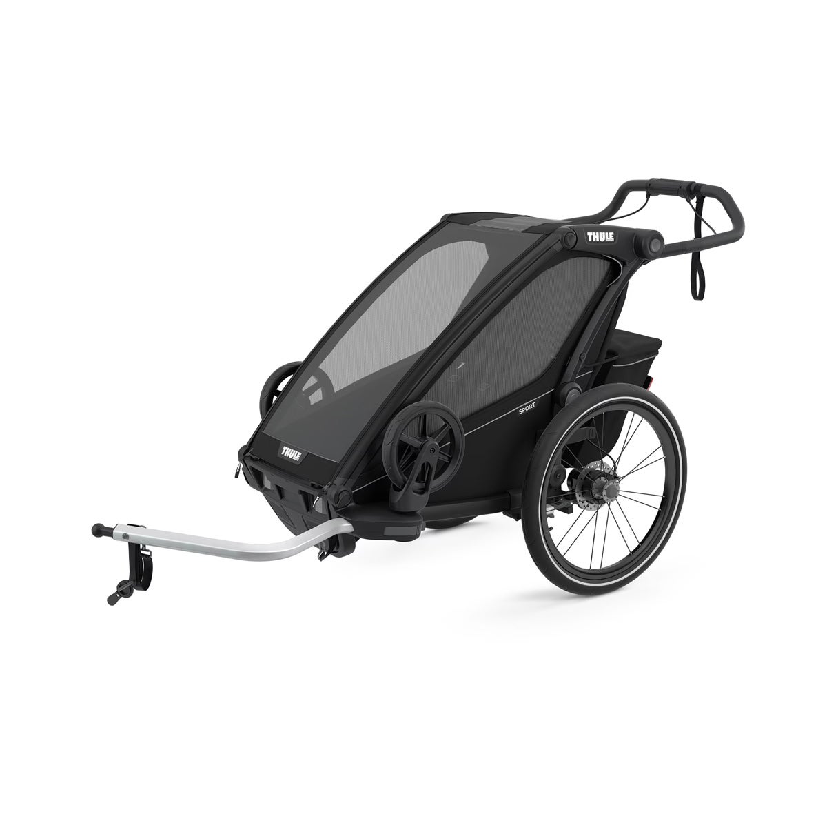 THULE Chariot Sport 1 py&ouml;r&auml;k&auml;rry, musta