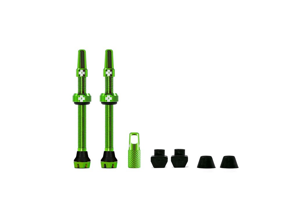 MUC-OFF Tubeless Valve Kit V. 2.0 60 mm Green