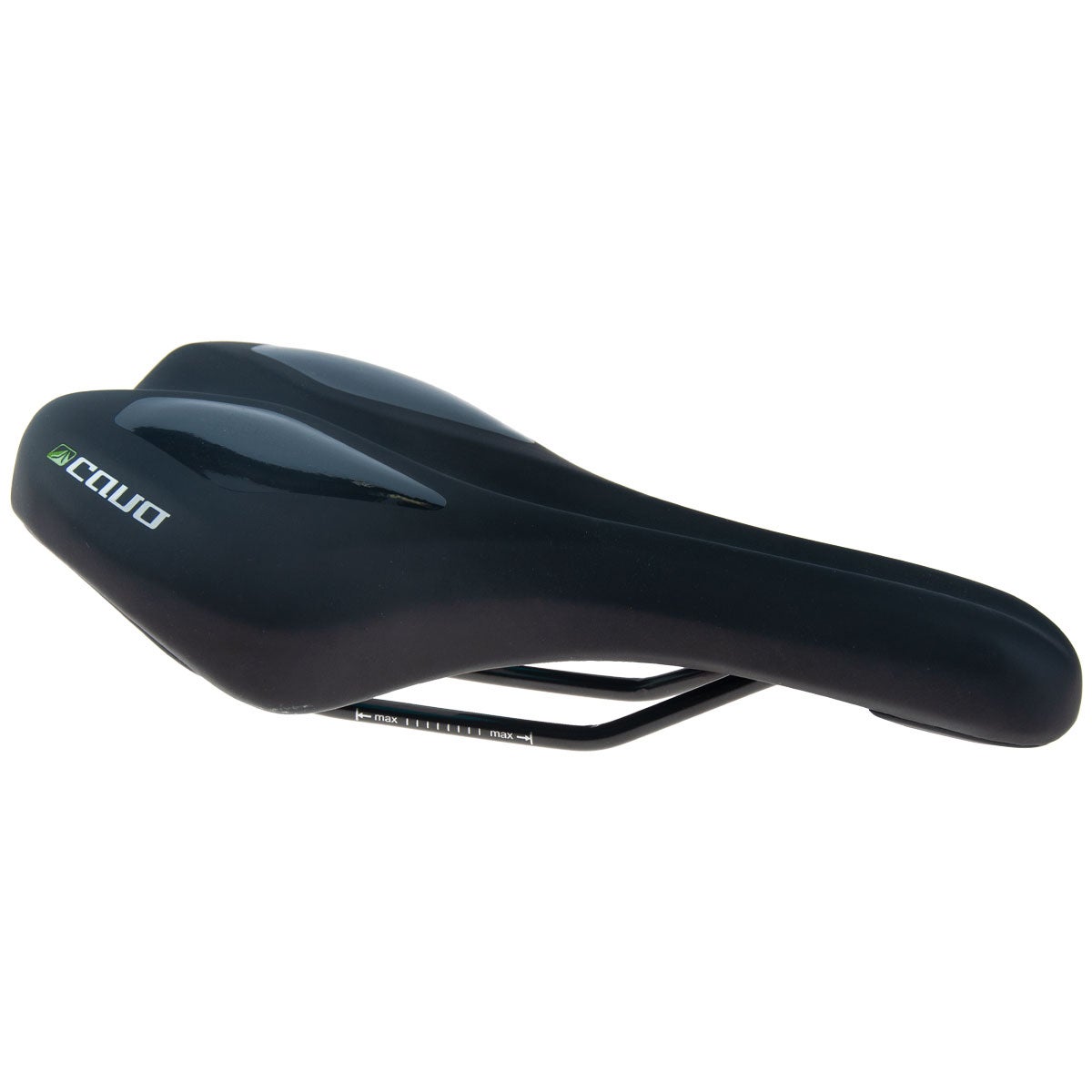 Satula CAVO, MTB/hybrid memoryfoam, naisten, musta, 275x172mm