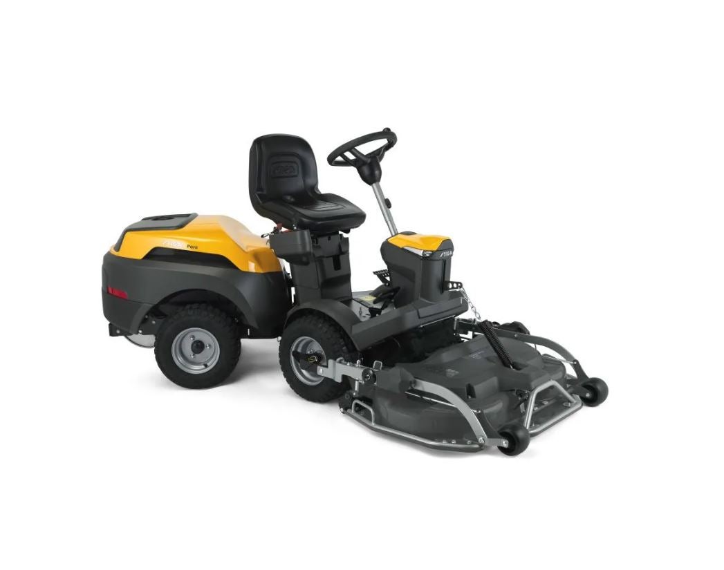 Stiga Park 500 W etuleikkuri sis. Combi 100Q Plus leikkuulaite