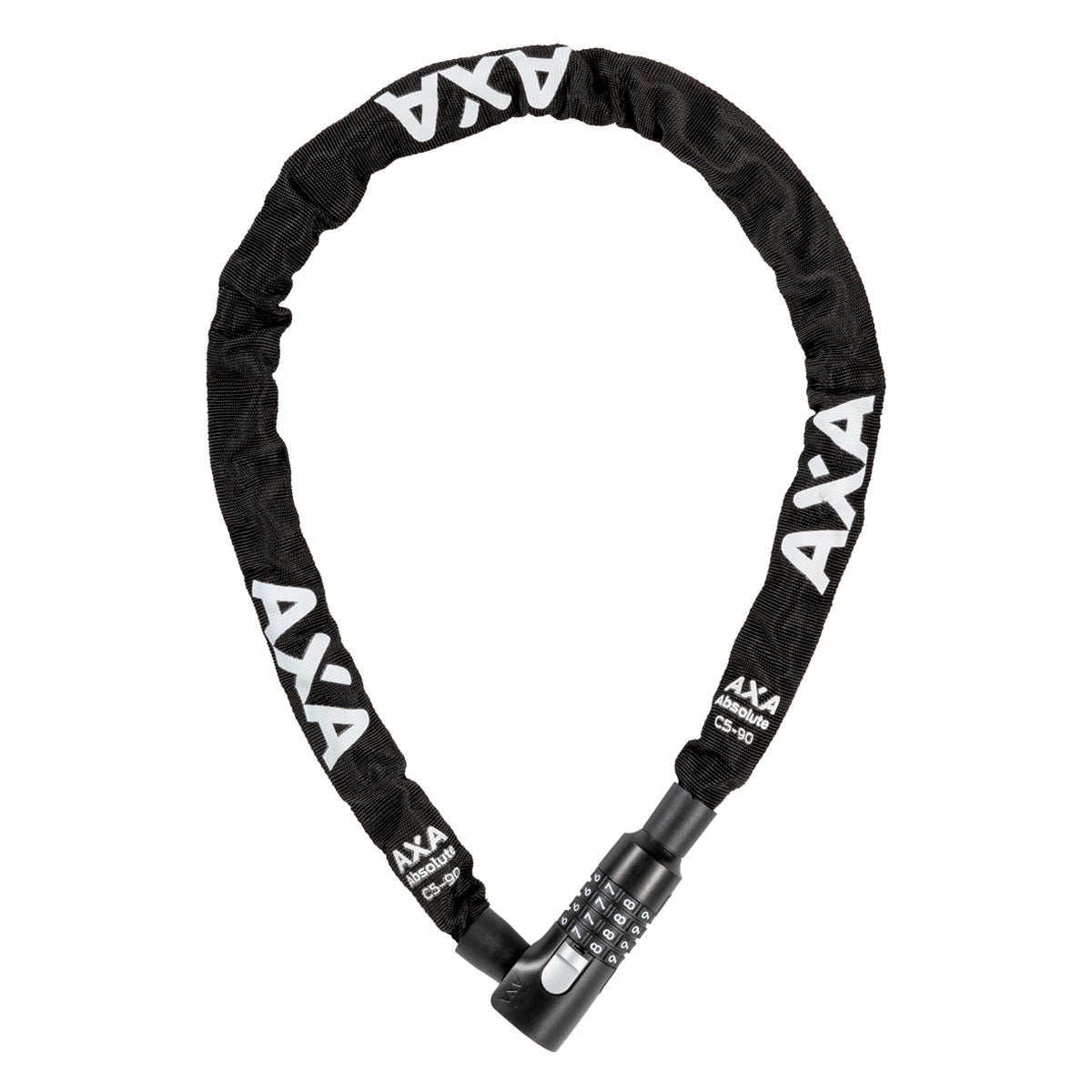 Ketjulukko AXA Absolute 5-90, CODE, musta