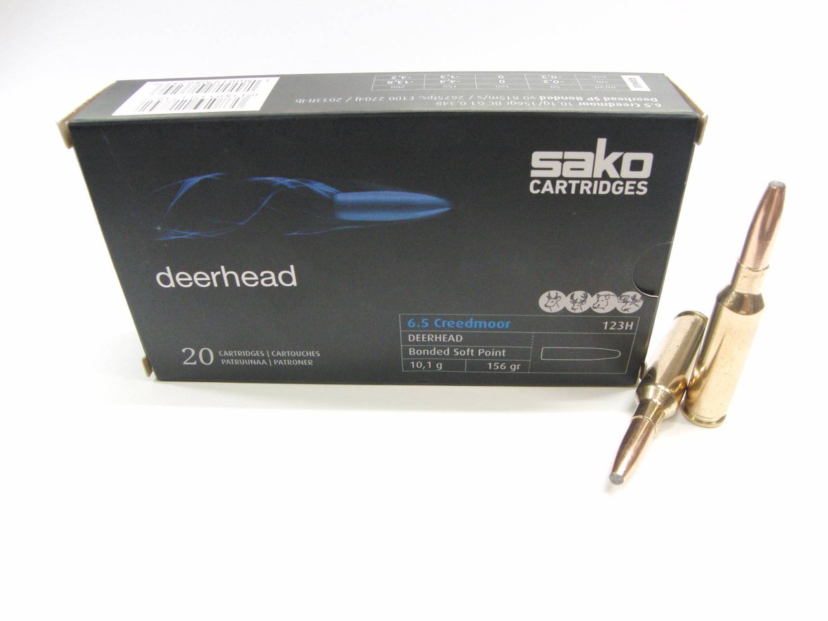 Sako 6.5 crmr Deerhead 10,1Gr 20Kpl