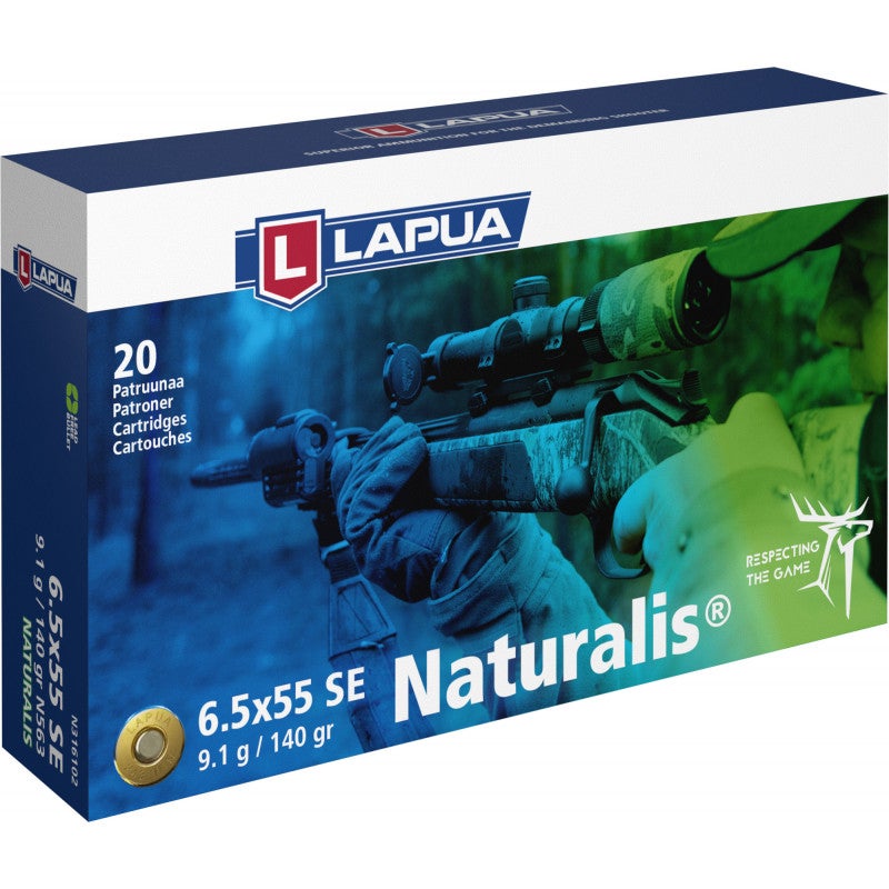 Lapua  Naturalis 6,5X55 9,1G 20kpl