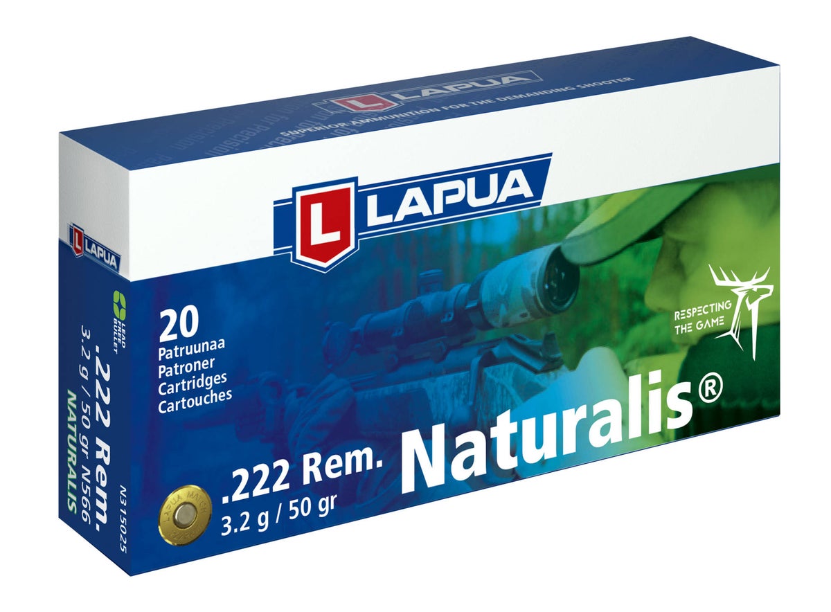 Lapua  222 Rem Naturalis 3,2G 20kpl