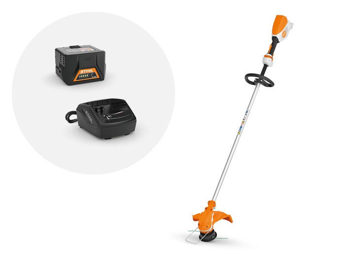 Stihl FSA 60 R Akkutrimmeri, Sis. akun ja laturin