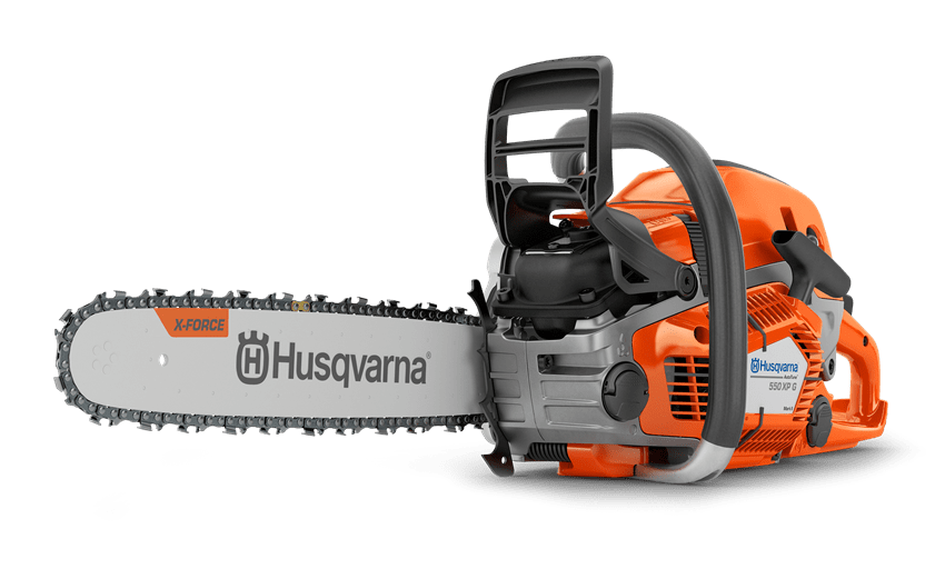 Husqvarna 550XPG II moottorisaha , l&auml;mp&ouml;kahvat