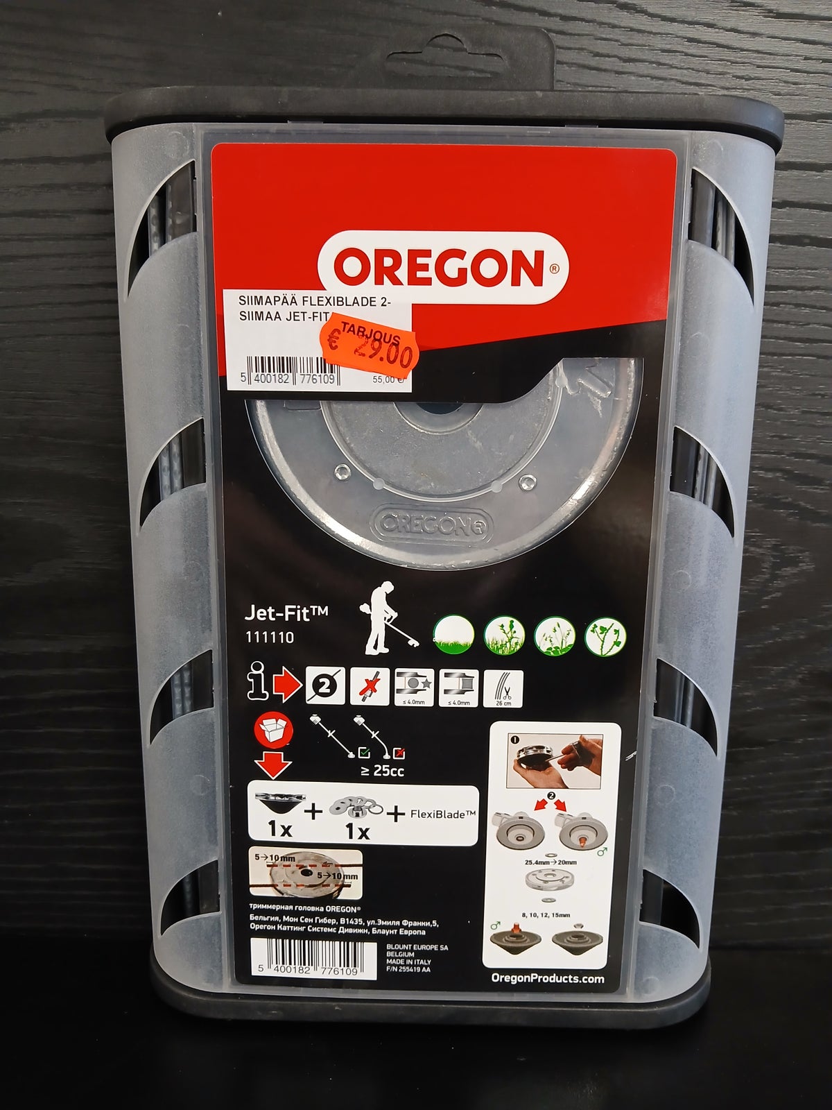 Oregon Flexiblade Jet-Fit, 2-siimaa, >25 cc