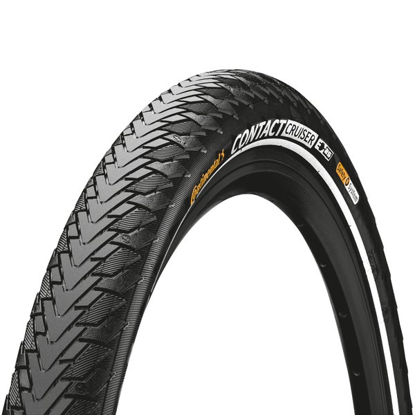 Ulkorengas 28" CONTINENTAL Contact Cruiser, 50-622 Reflex, musta