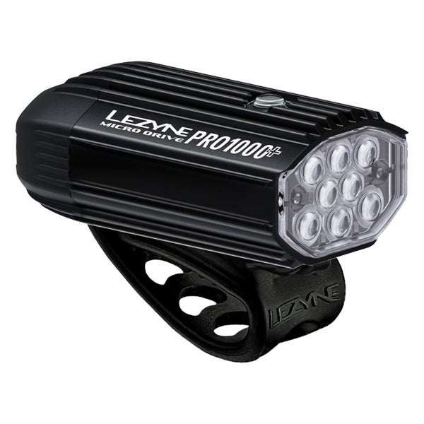 Ladattava led- etuvalo LEZYNE Micro Drive Pro 1000, musta