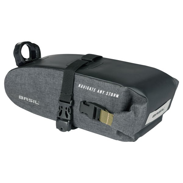 Satulalaukku BASIL Navigator Storm, 1,5l, musta, vesitiivis