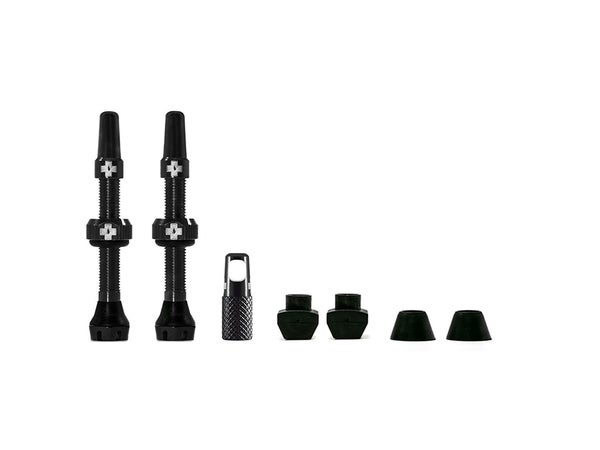 MUC-OFF Tubeless Valve Kit V. 2.0 44 mm Black