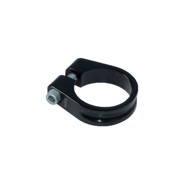 istuinkannattimen kiinnityspanta, musta 31,8 mm