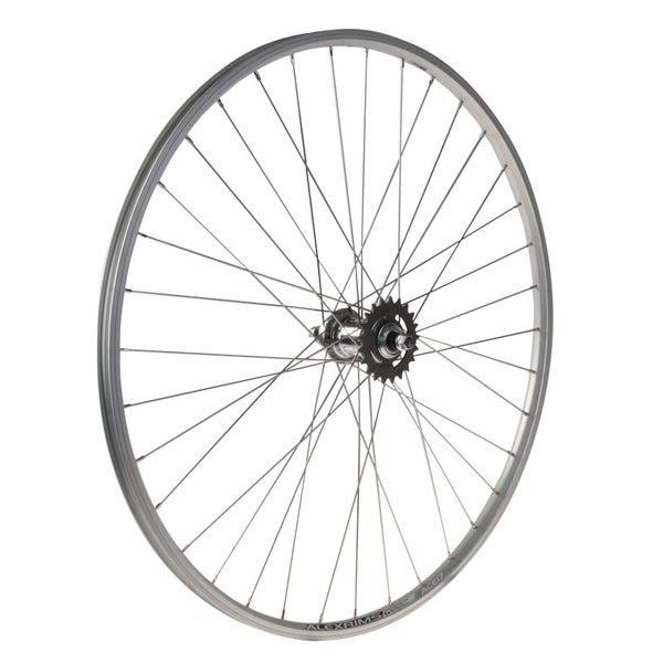 Takapy&ouml;r&auml; 28" 18-622 VELOSTEEL 1v Alex DM 18 jalkajarrulla 2-pohja alumiini