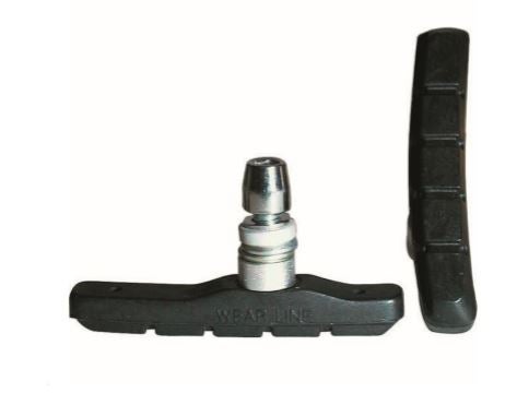 Jarrupala CAVO mutterilla, musta, 72mm, ep&auml;symmetrinen