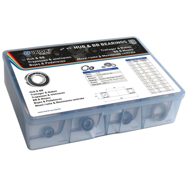 Laakerilajitelma UNION, navat ja keski&ouml;t, 40 kpl