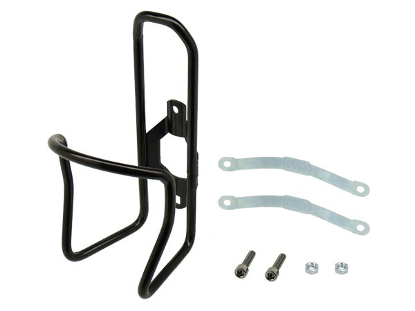 Juomapulloteline CAVO, alu, musta