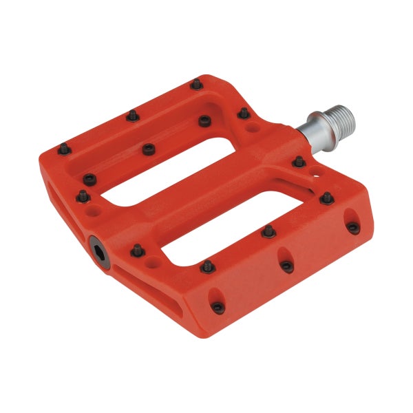 Poljin 9/16" Cavo Flat/BMX, thermoplastic, pun, teollisuuslaakerit, vaihdettava