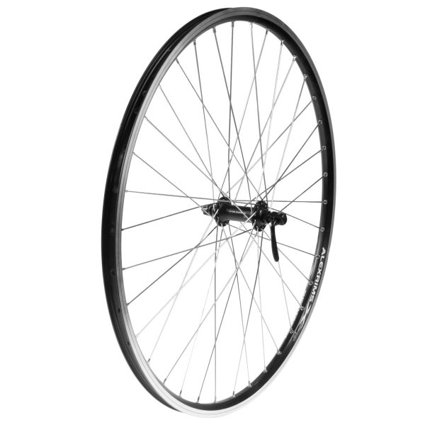 Etupy&ouml;r&auml; 28" 19-622 SHIMANO Tourn pikal., Alex X2000 musta, 2-pohja, koneistettu