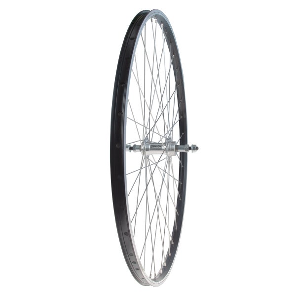 Takapy&ouml;r&auml; 28" 19-622 UNION kierre, Alex X-2000, 2-pohja, alumiini, 36r, musta