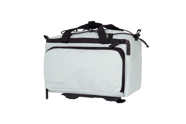 Top Bag ATRAN Zap laukku tavaratelineen p&auml;&auml;lle 10.5l + 8l Vaalean harmaa AVS