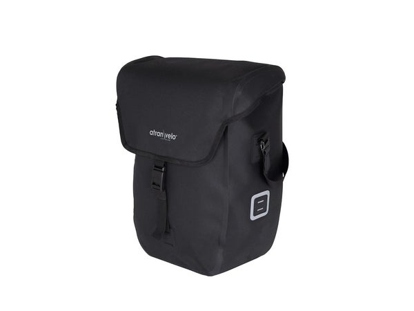 Sivulaukku ATRAN Commuter Side vesitiivis, 20l, musta ,TRIPLE-X