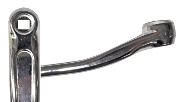 Kampi vasen 170mm, alu hopea, neli&ouml;