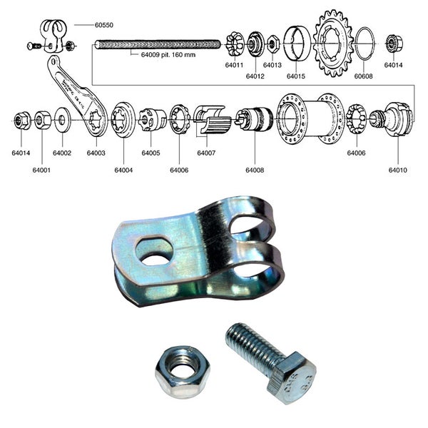 SHIMANO/TORPEDO/FAVORIT, jarruvarren pidin