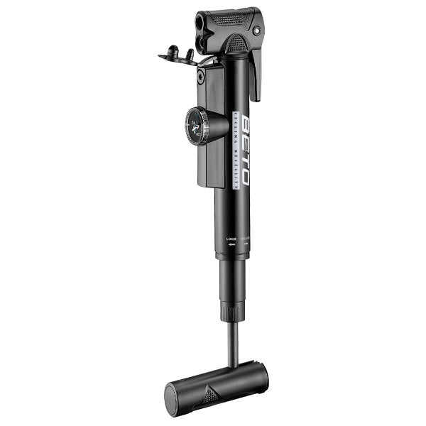 Beto CLD-038 k&auml;sipumppu, teleskooppi, mittarilla