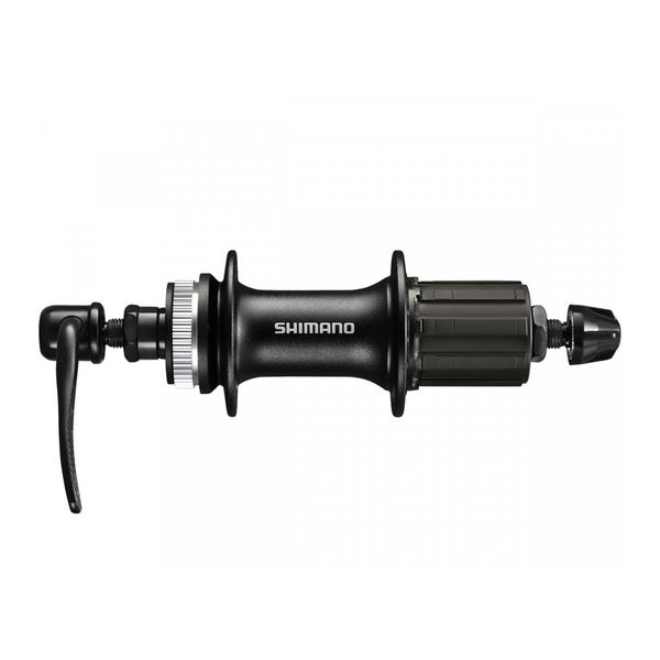 Takalevyjarrunapa Shimano FH-QC400-HM-B, Tourney Center Lock, kasetti 8/9/10/11,