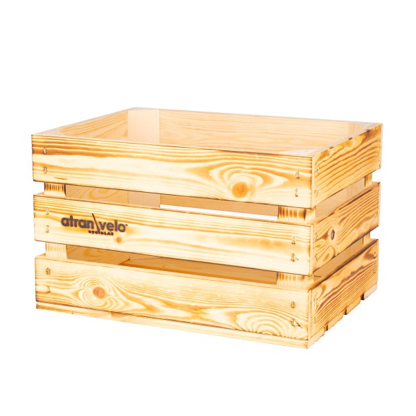 Tavarakori ATRAN Hedelm&auml;laatikko, etu-tai takatelineeseen, puuta, AVS pikakiinni