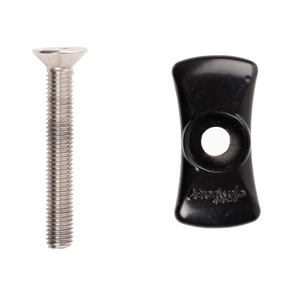 Seisontatuen kiinnike M10 x 70 ruuvilla, ruostumaton