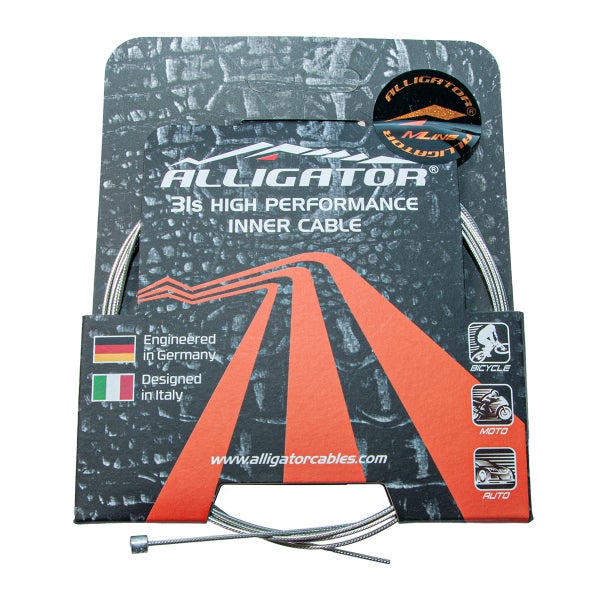 Vaihdevaijeri ALLIGATOR Superior Shine 31-s&auml;ikeinen, 1,1mm x 2000mm. (RST/hiottu