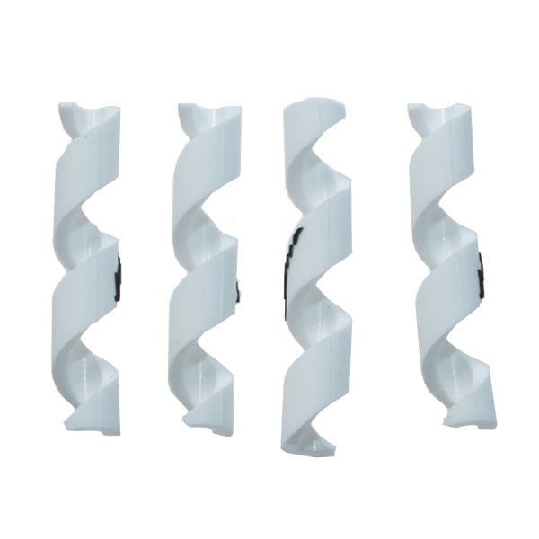 Vaijerinkuoren suoja ALLIGATOR Spiraali, 4-5mm, 4kpl/pss, valkoinen