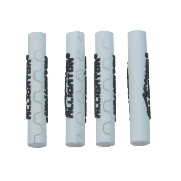 Vaijerinkuoren suoja ALLIGATOR Sahalaita, vaihdevaijeriin 4 mm, 4kpl/pss, valkoi