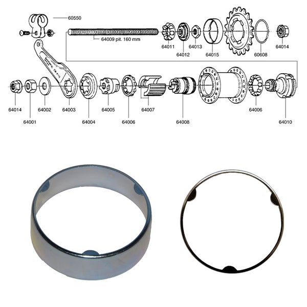 SHIMANO 1-v (CB-E110), p&ouml;lysuoja oikea