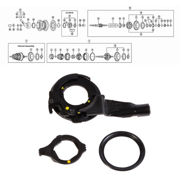 SHIMANO NEXUS 7-V (SG-7C22/25/26/30), vaihdevarsisarja