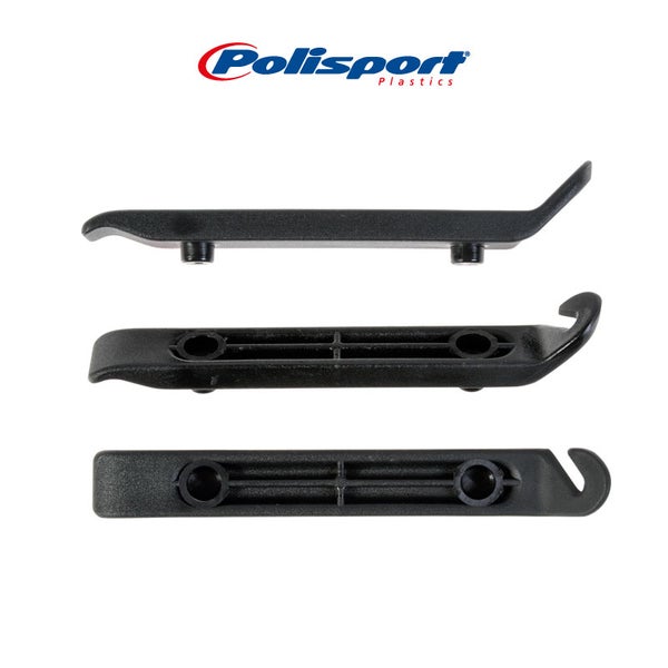 Rengasrauta POLISPORT, 3 kpl/srj musta