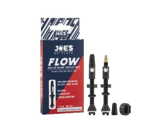 Tubeless venttiili JOE&acute;S flow 45 mm , 2kpl/pkt