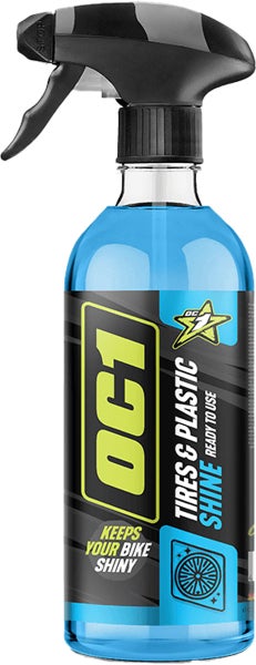 Polkupy&ouml;r&auml;n renkaiden ja muoviosien kiillotusaine OC1 0.45L