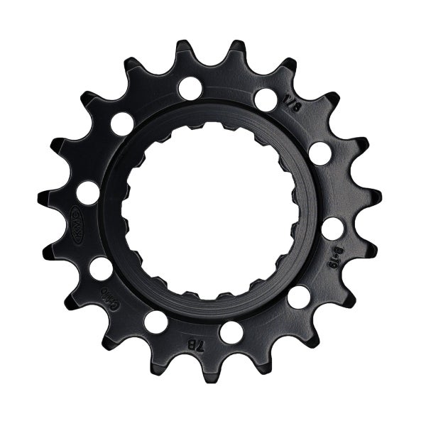 Ketjuratas KMC, E-bike Bosch, etu 19h, musta, 1/8"