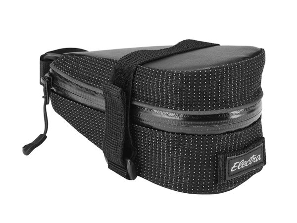 Electra Reflective Charcoal Saddle Bag