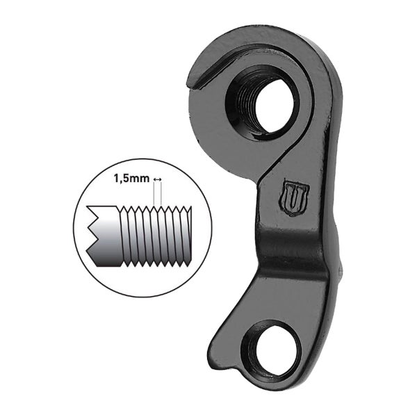 Takavaihtajan korvake UNION, GH-250, Bulls (l&auml;piakseli M12, kierre 1.5)