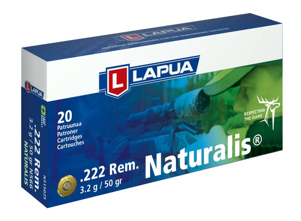 Lapua  222 Rem Naturalis 3,2G 20kpl