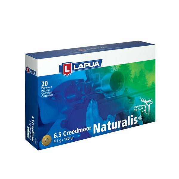 Lapua  6,5 Creedmoore Naturalis 9,1G 20kpl