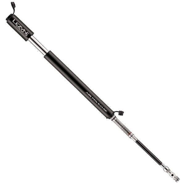 Lezyne Gauge Drive HP k&auml;sipumppu, kiilt&auml;v&auml; musta