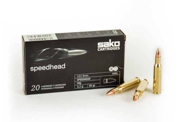 Sako .222Rem Fmj Speedhead 3,2Gr 20Kpl