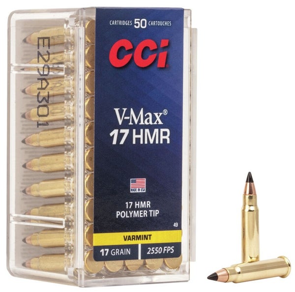 Cci .17Hmr V-Max  777m/s 50Kpl