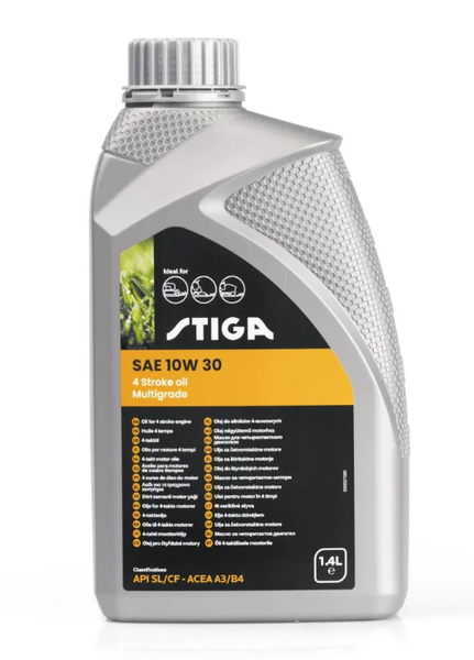 Stiga 10W-30, 4 STROKE OIL, 1.4 L